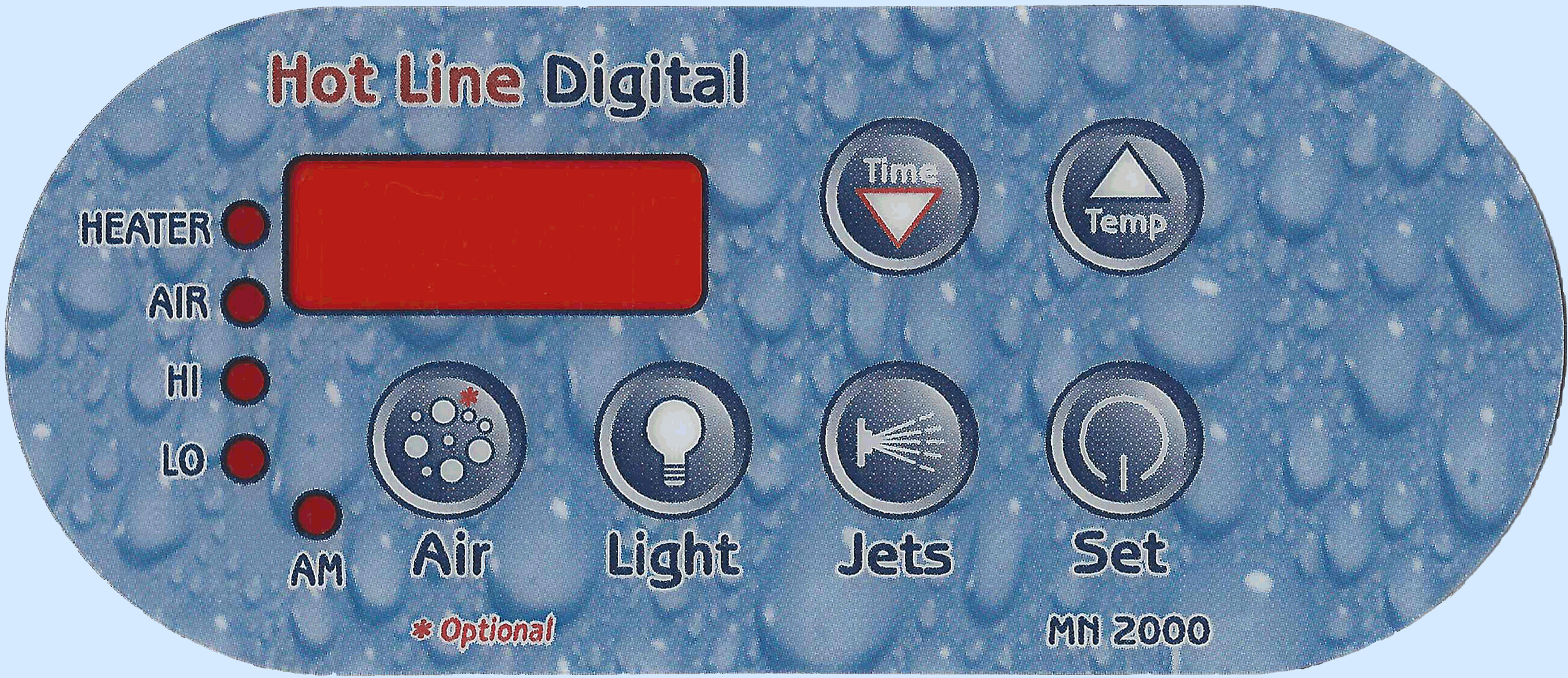 MN2000 Digital Spa Side Control