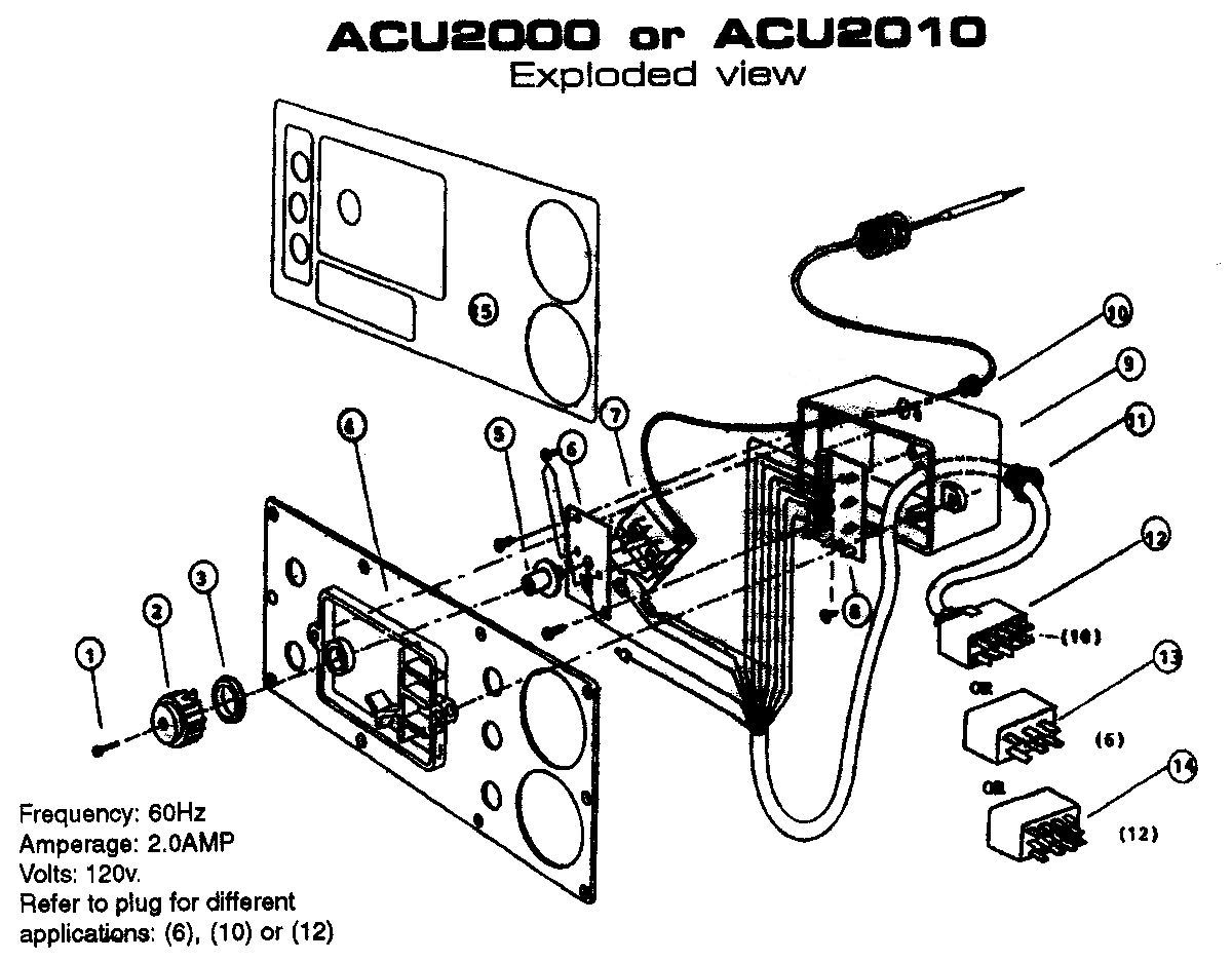 ACU2000 Electromechanical Spa Side Control