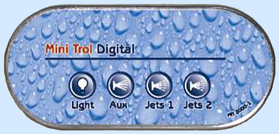 MN2000-X Auxiliary Digital Spa Side Control