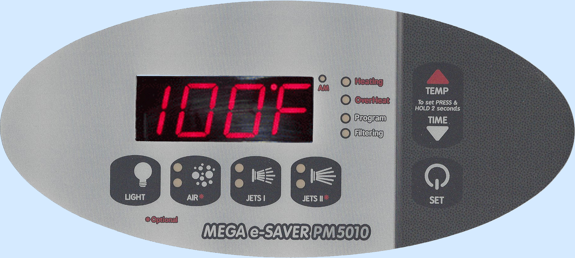 PM5010 Digital Spa Side Control